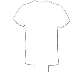 Met. Blanco camiseta fútbol 5 mm (S2)