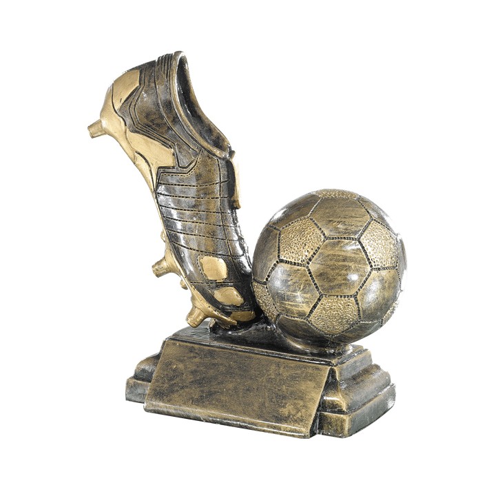 RESINA BOTA BALON FUTBOL 15 CM (GP1-5)
