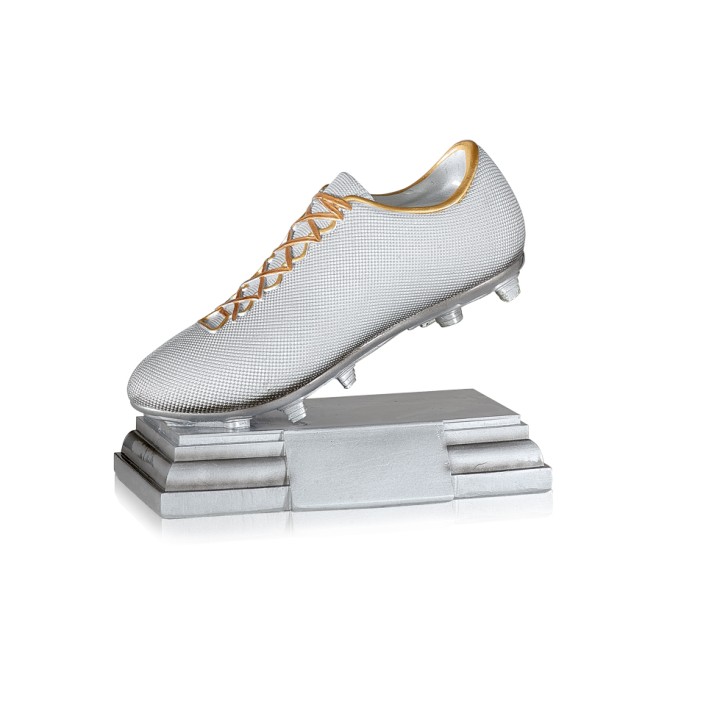 RESINA BOTA FUTBOL PLATA 17 x 19 CM (GP1-5)