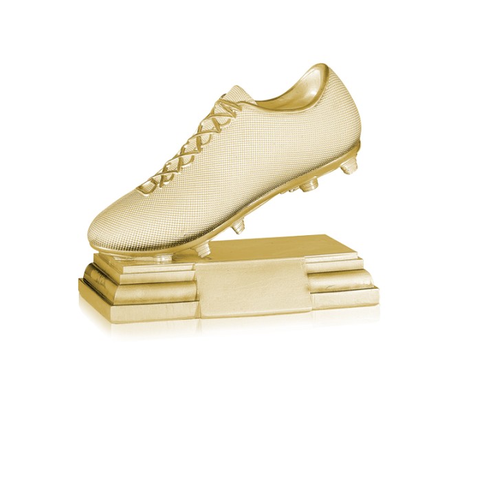 RESINA BOTA FUTBOL ORO 17 x 19 CM (GP1-5)