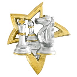 RESINA APLIQUE AJEDREZ