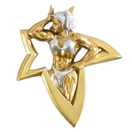 RESINA APLIQUE CULTURISMO FEMENINO