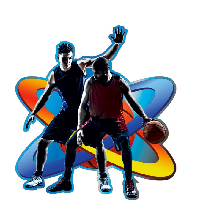 APLIQUE MADERA BALONCESTO MASCULINO 8 CM