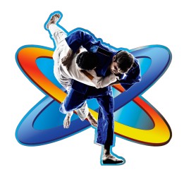 APLIQUE MADERA KARATE  8 CM