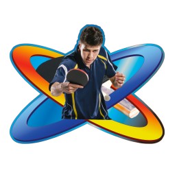 APLIQUE MADERA PING-PONG  8 CM