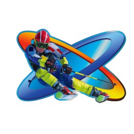 APLIQUE MADERA SKY 8 CM