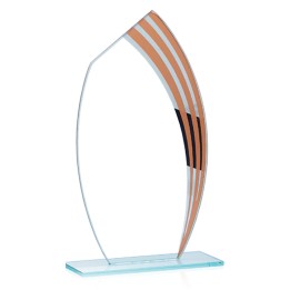 TROFEO CRISTAL COBRE 18 CM (GP1-5)