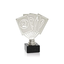 TROFEO METAL CARTAS ESPAÑOLA SERIE NTS METAL (GP1-5)