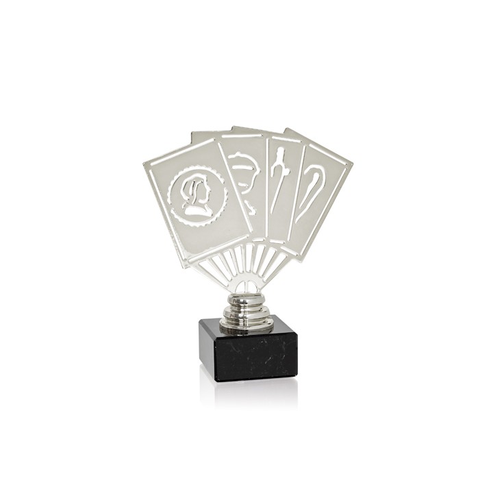 TROFEO METAL CARTAS ESPAÑOLA SERIE NTS METAL (GP1-5)