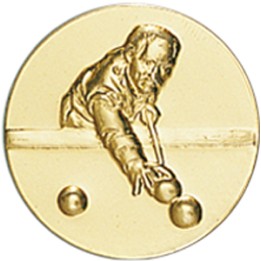 DISCO DORADO BILLAR Ø 5 CM
