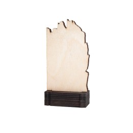 26/27 TROFEO MADERA PERSONALIZABLE . 13 CM (S1)