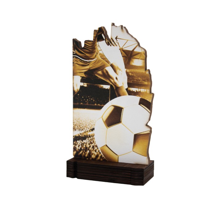 26/27 TROFEO MADERA FUTBOL . 19 CM (GP1-5)