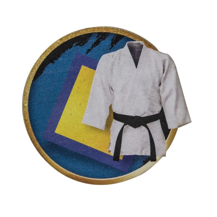 26/27 APLIQUE MADERA KARATE