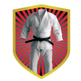 26/27 APLIQUE ALUMINIO KARATE 