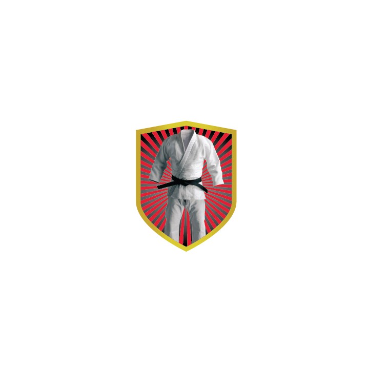 26/27 APLIQUE ALUMINIO KARATE 
