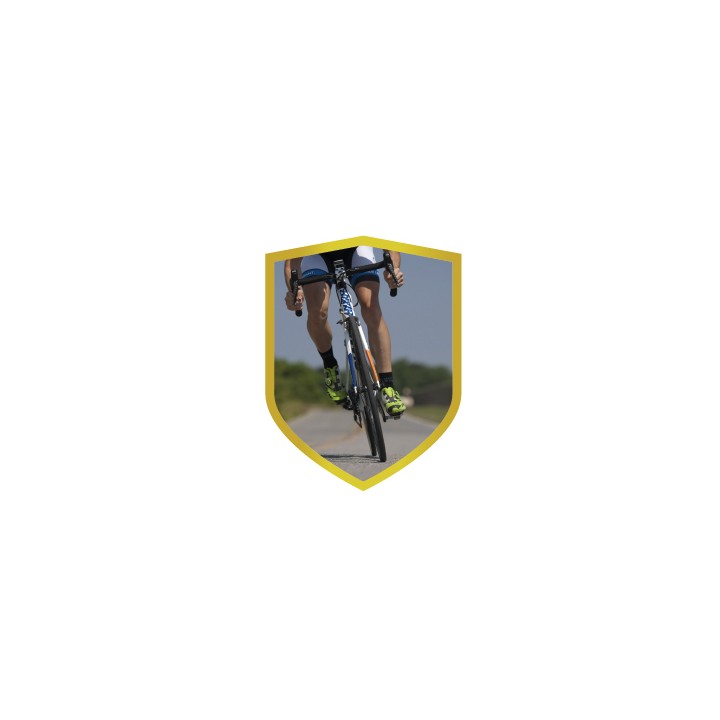 26/27 APLIQUE ALUMINIO CICLISMO 