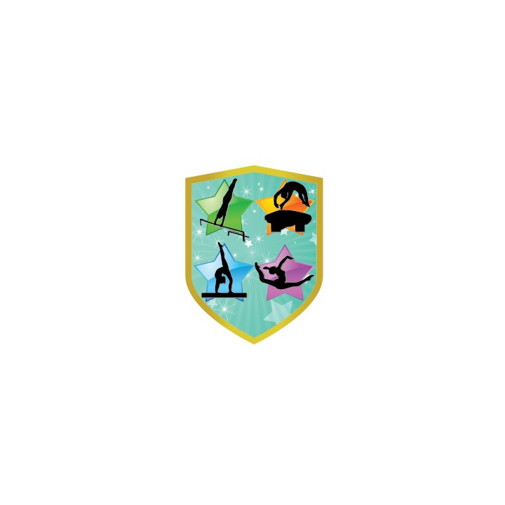 26/27 APLIQUE ALUMINIO GIMNASIA RITMICA 