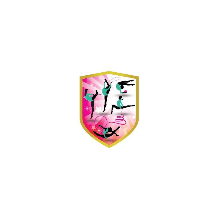 26/27 APLIQUE ALUMINIO GIMNASIA RITMICA 