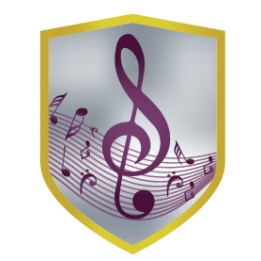 26/27 APLIQUE ALUMINIO MUSICA 