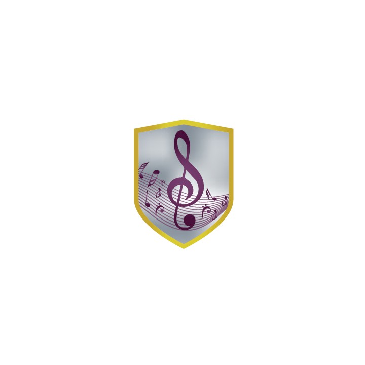 26/27 APLIQUE ALUMINIO MUSICA 