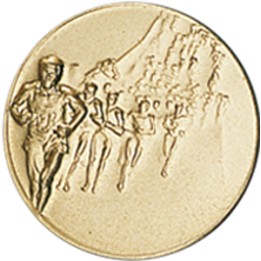 DISCO DORADO ATLETISMO Ø 5 CM