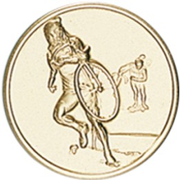 DISCO DORADO CICLISMO Ø 5 CM