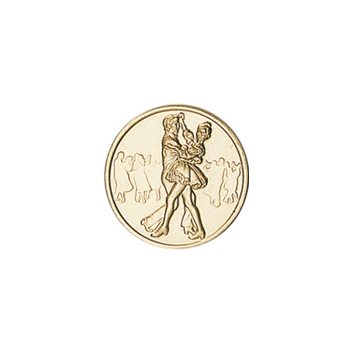 DISCO DORADO BAILE Ø 5 CM