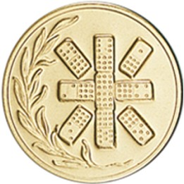 DISCO DORADO DOMINO Ø 5 CM