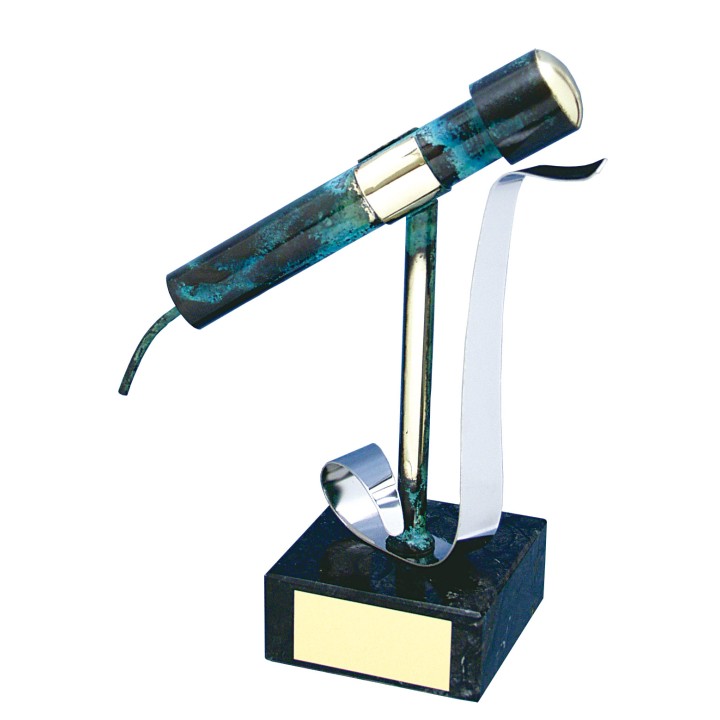 TROFEO SOLDART MÚSICA/CANTO 21 CM