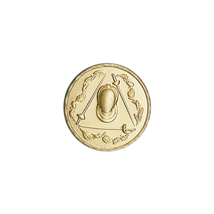 DISCO DORADO ESGRIMA Ø 5 CM