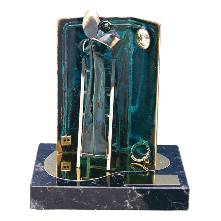 TROFEO SOLDART ELECTRICISTA 18 x 14 cm