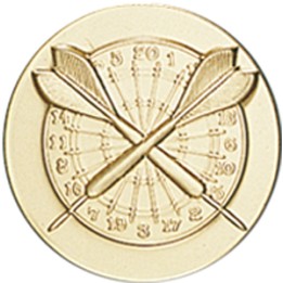 DISCO DORADO DARDOS Ø 5 CM