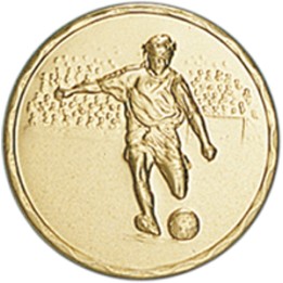 DISCO DORADO FUTBOL Ø 5 CM