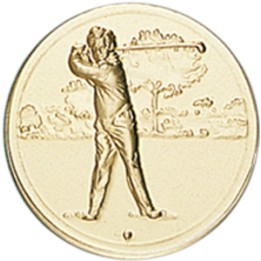 DISCO DORADO GOLF Ø 5 CM