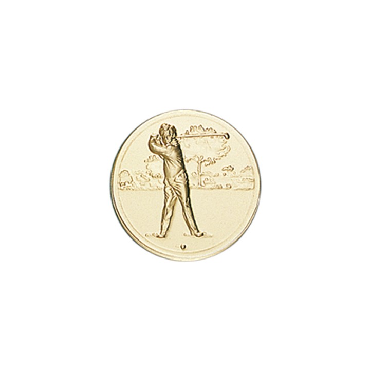 DISCO DORADO GOLF Ø 5 CM