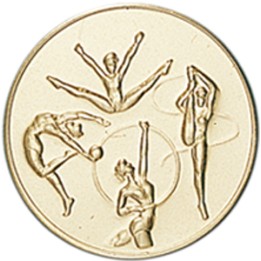 DISCO DORADO GIMNASIA RITMICA Ø 5 CM