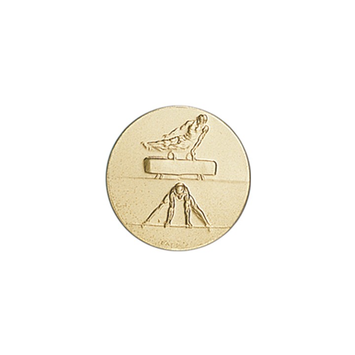 DISCO DORADO GIMNASIA Ø 5 CM