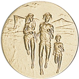 DISCO DORADO ATLETISMO Ø 2,5 CM