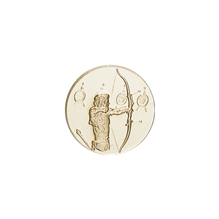 DISCO DORADO TIRO ARCO Ø 2,5 CM