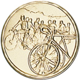 DISCO DORADO CICLISMO Ø 2,5 CM