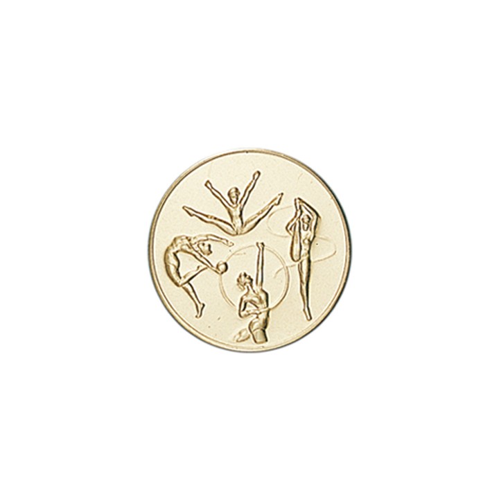 DISCO DORADO GIMNASIA RITMICA Ø 2,5 CM