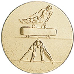 DISCO DORADO GIMNASIA Ø 2,5 CM
