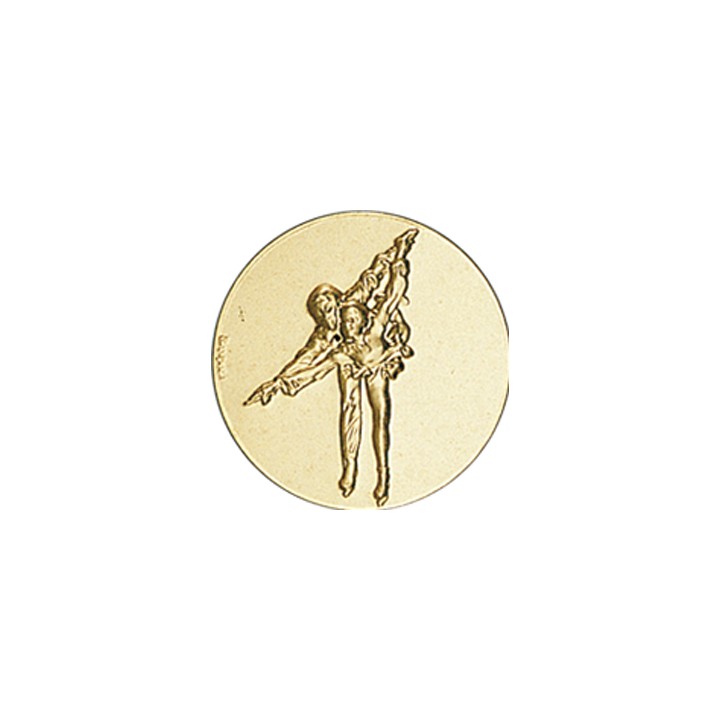 DISCO DORADO PATINAJE PAREJAS Ø 5 CM