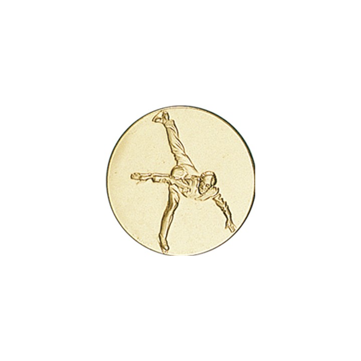 DISCO DORADO PATINAJE MASCULINO Ø 5 CM