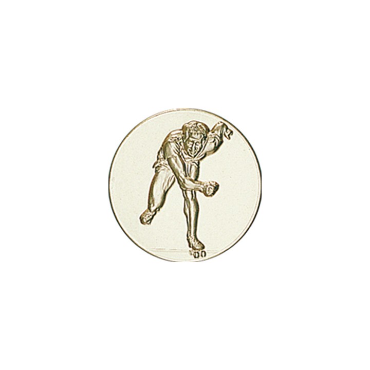 DISCO DORADO PATINAJE RUEDAS Ø 5 CM