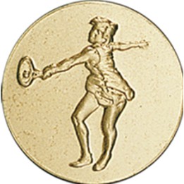 DISCO DORADO TENIS FEMENINO Ø 5 CM