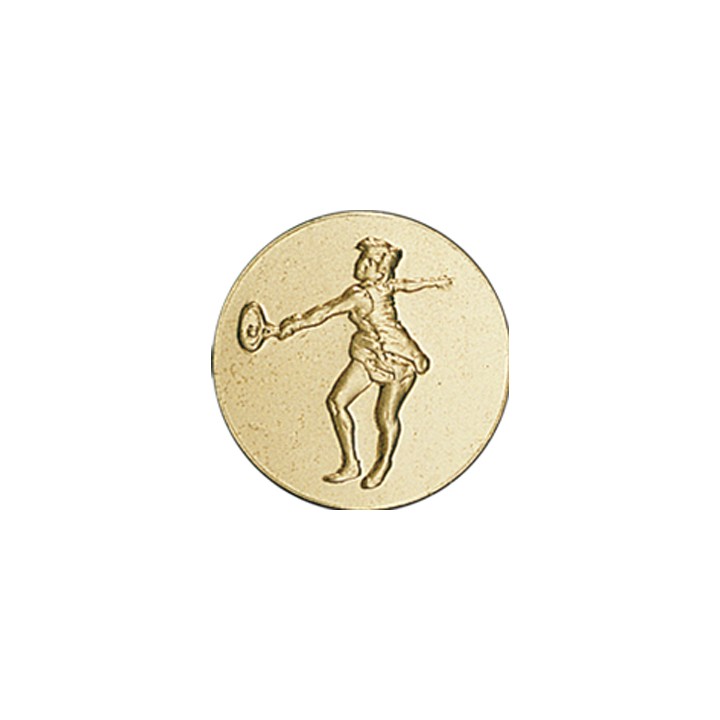 DISCO DORADO TENIS FEMENINO Ø 5 CM