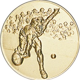 DISCO DORADO TENIS MASCULINO Ø 5 CM