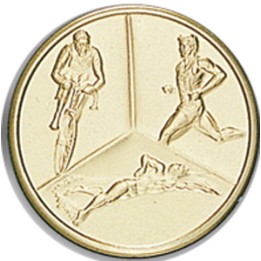 DISCO DORADO TRIAHTLON Ø 5 CM
