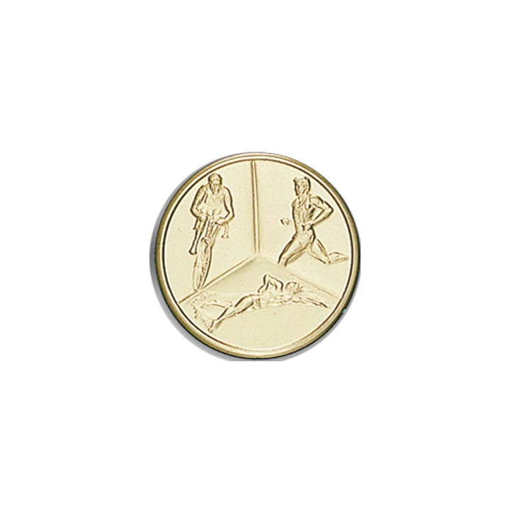 DISCO DORADO TRIAHTLON Ø 5 CM